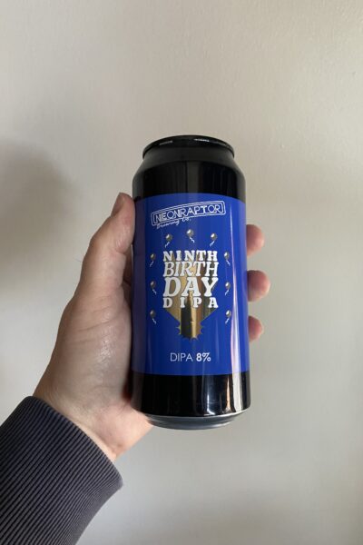Ninth Birthday Double IPA by Neon Raptor Brewing Co.
