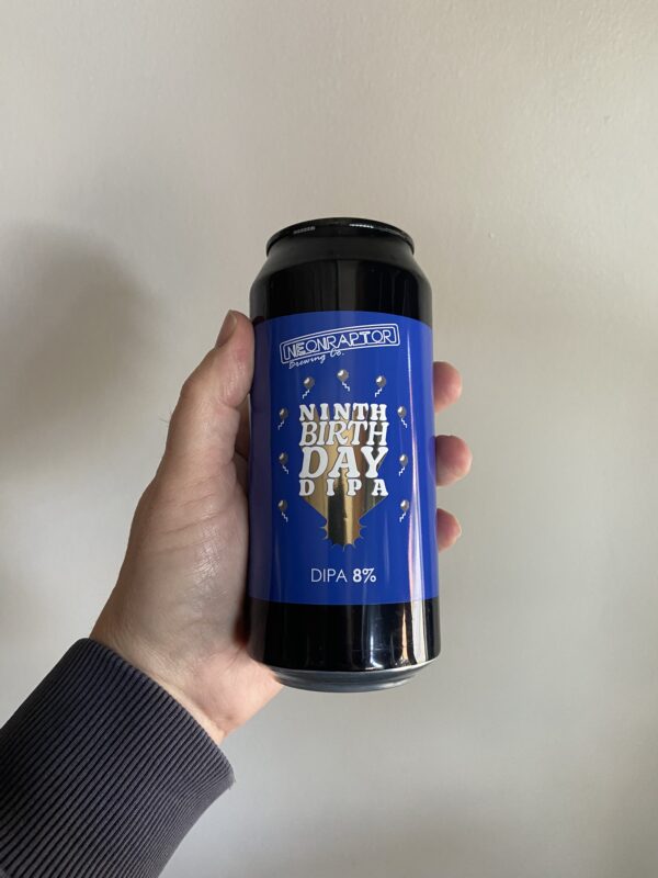 Ninth Birthday Double IPA by Neon Raptor Brewing Co.