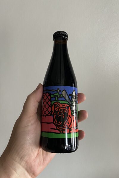Safari Barrel Aged Vegan Quadruple Stack Stout by Omnipollo × Angry Chair.