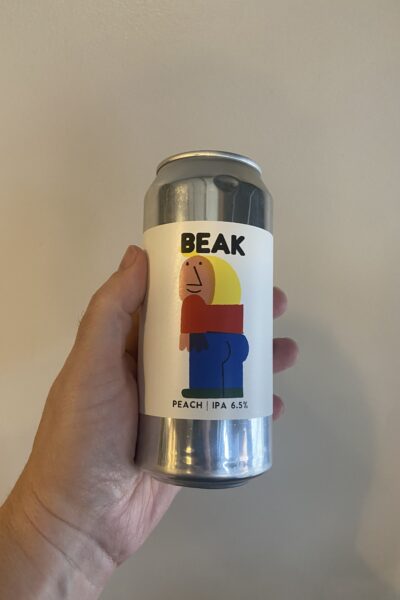 Peach IPA by Beak Brewery.