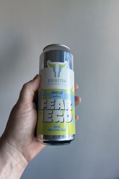 Fear and Ego Triple IPA by Rivington Brewing Company.