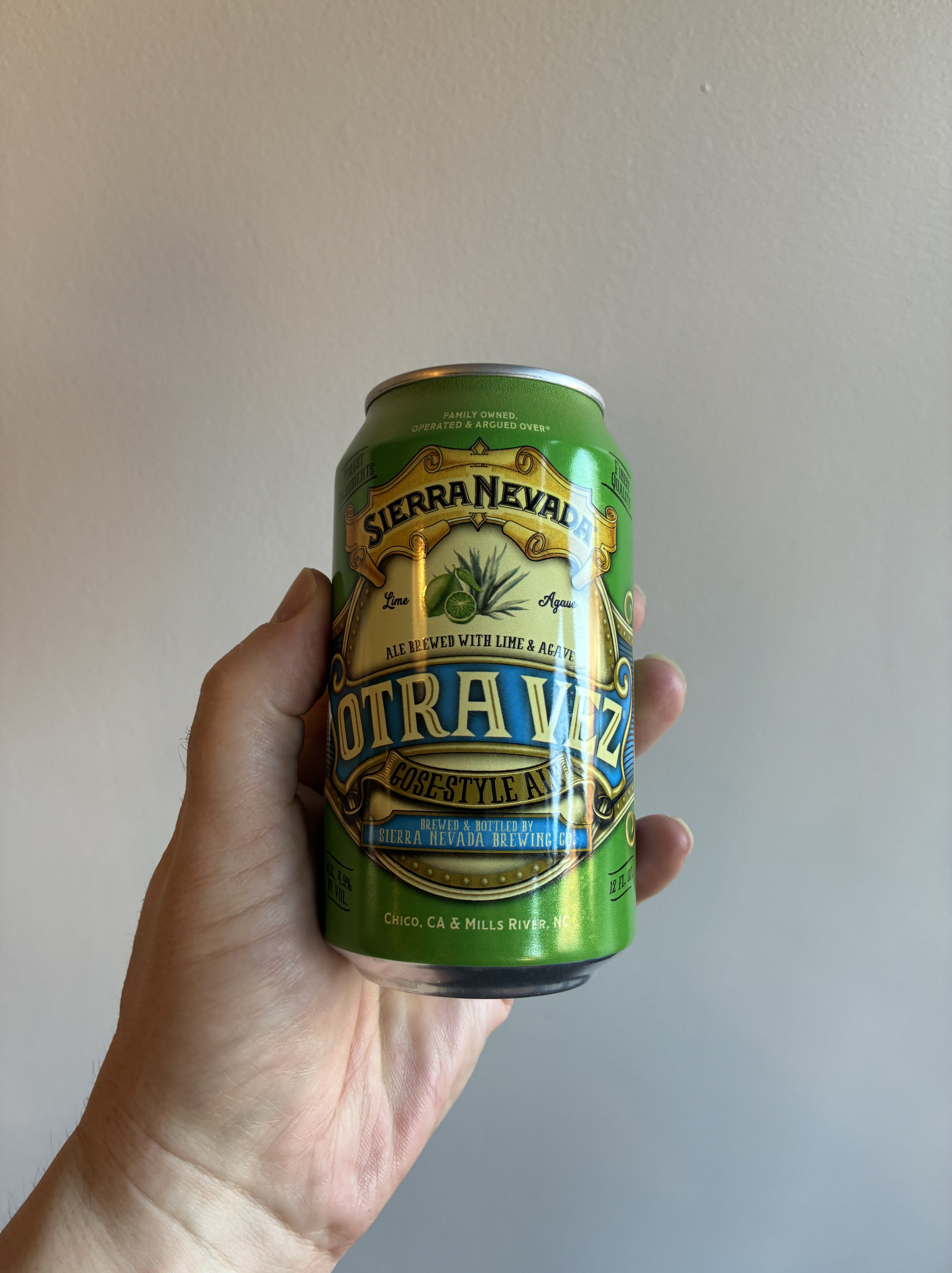 Otra Vez Gose by Sierra Nevada Brewing Company.