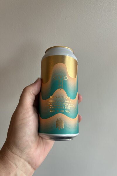 Devotion Gold Top Double IPA by Track Brewing Company.