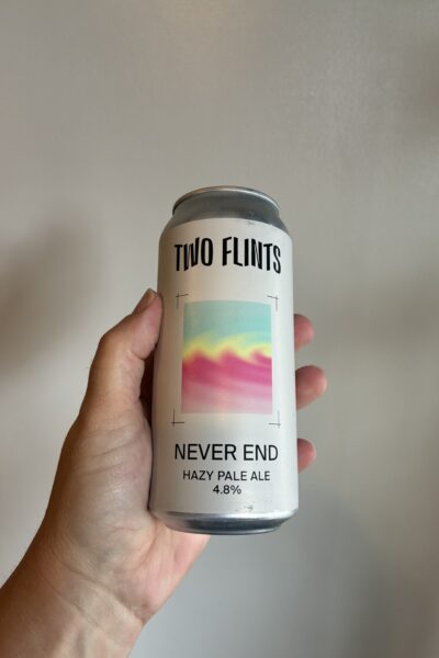 Never End Pale Ale by Two Flints Brewery.