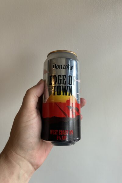 Edge Of Town West Coast IPA by Donzoko Brewing Company.