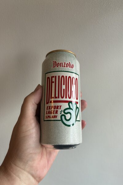 Delicioso Export Lager by Donzoko Brewing Company.
