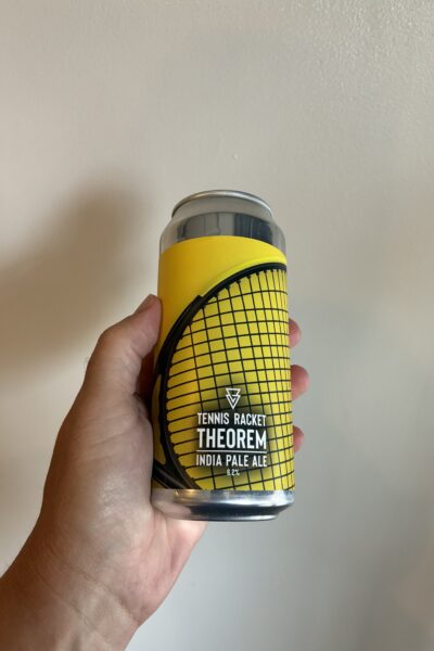 Tennis Racket Theorem IPA by Azvex Brewing Company.