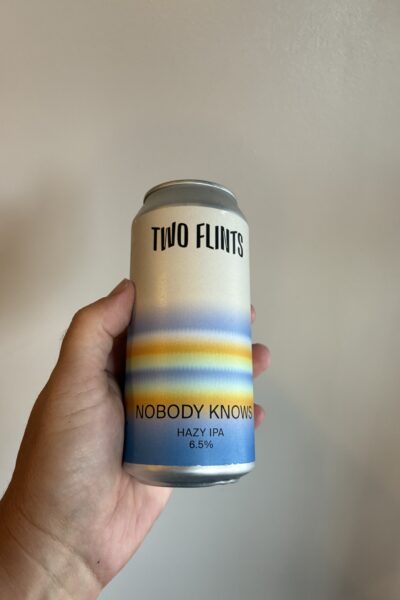 Nobody Knows IPA by Two Flints Brewery.