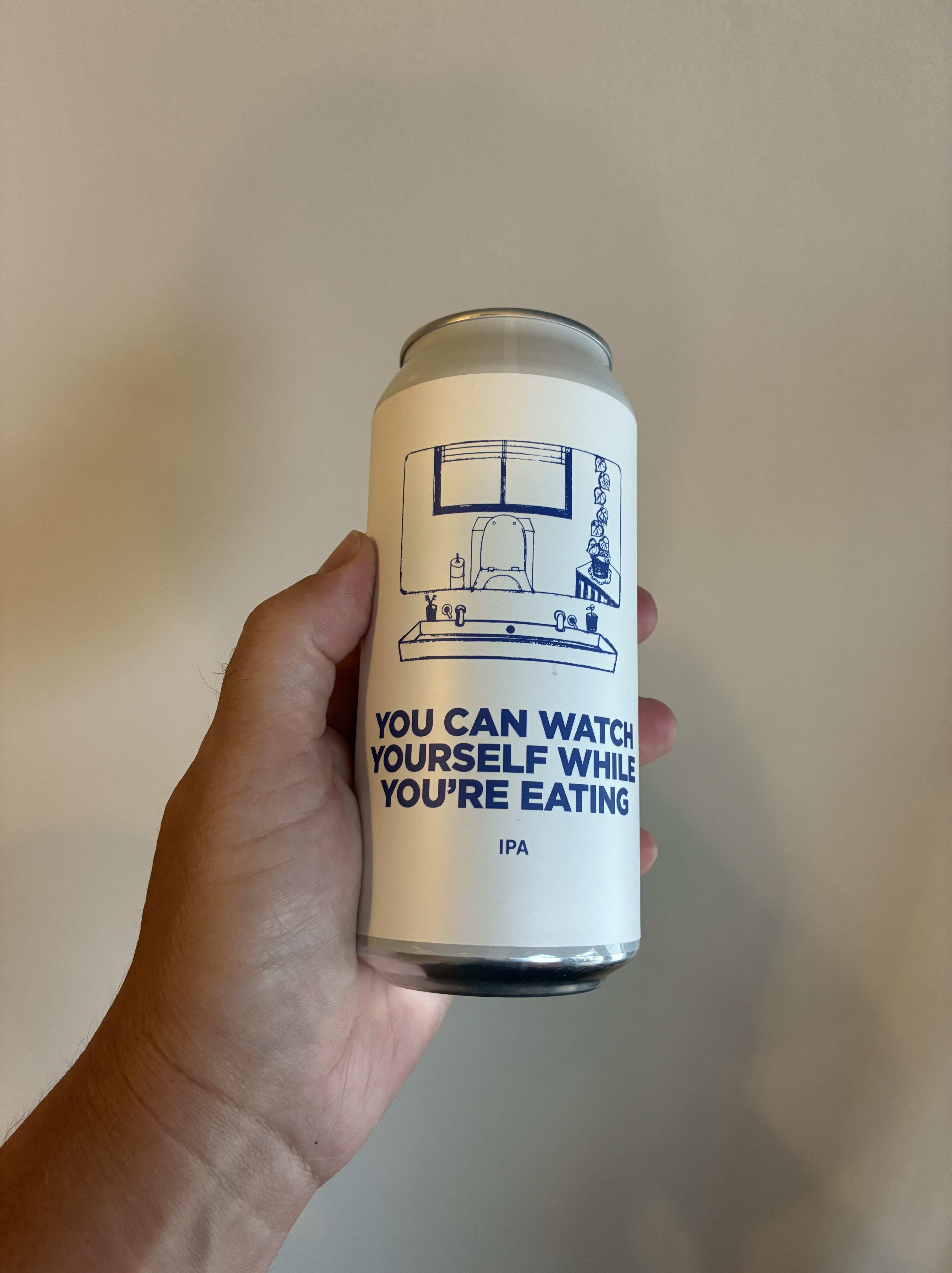 You Can Watch Yourself While Your Eating IPA by Pomona Island Brew Co.