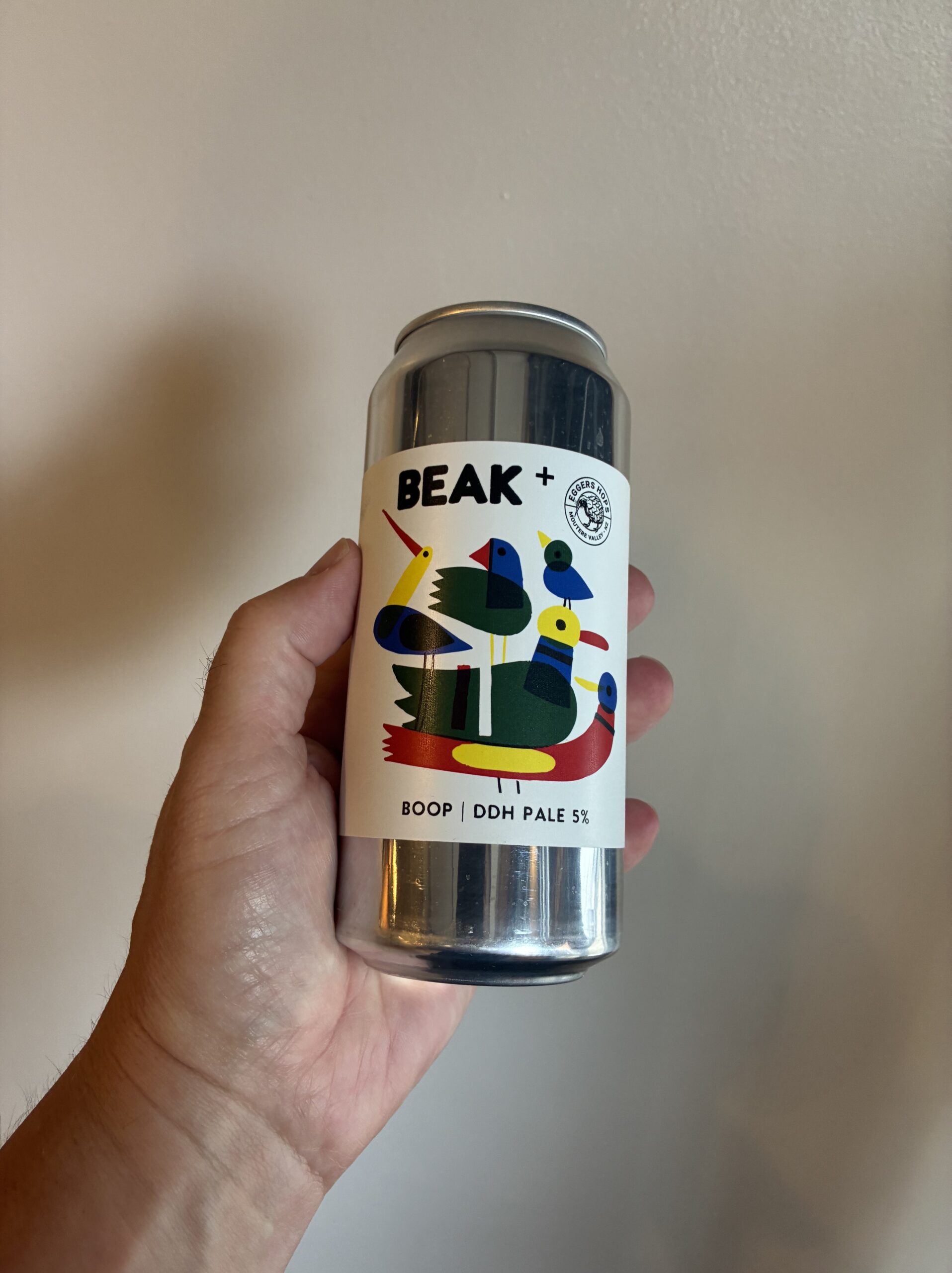 Boop IPA by Beak Brewery.