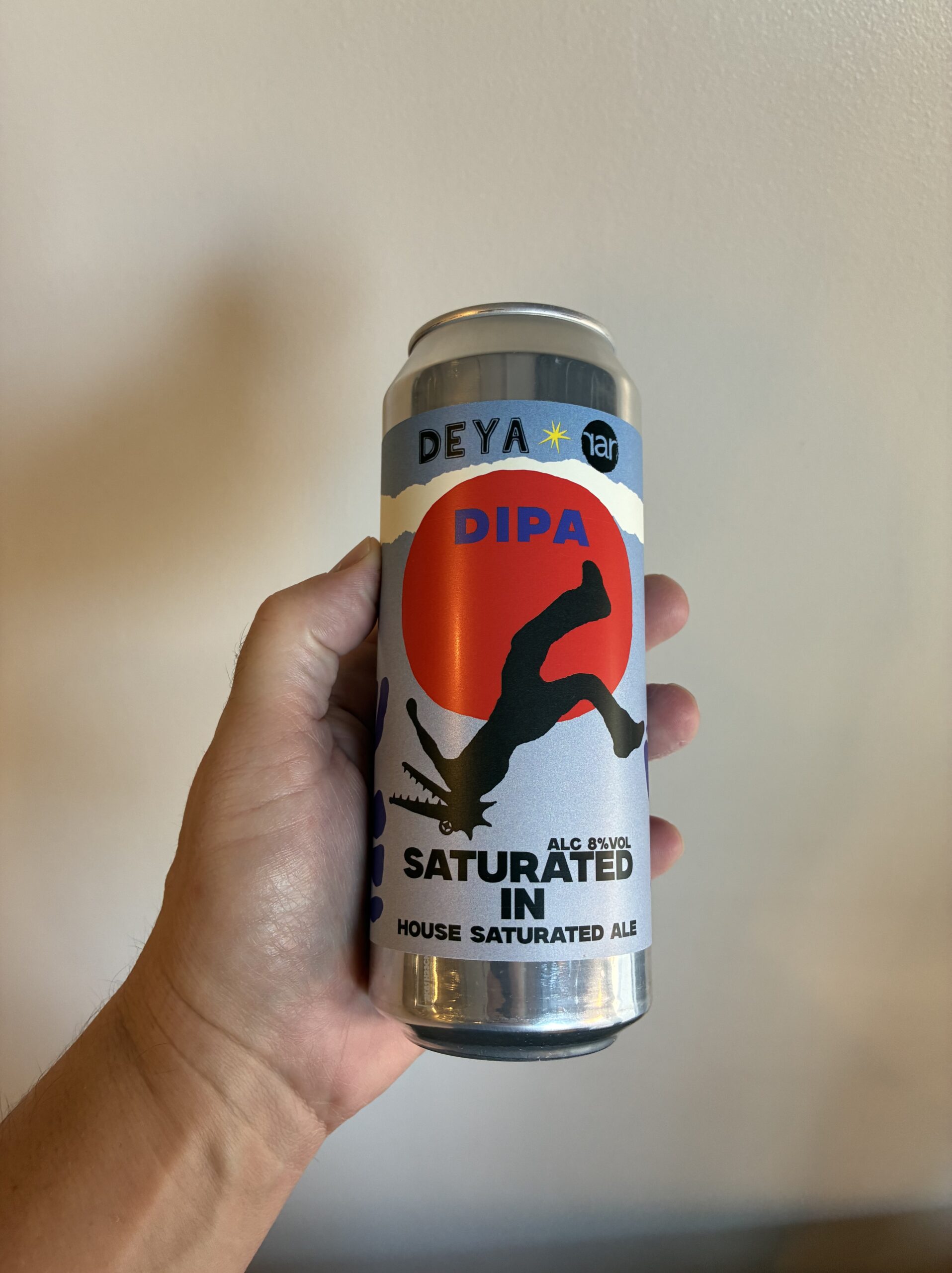 Saturated In House Saturated Ale Double IPA by DEYA Brewing Company.