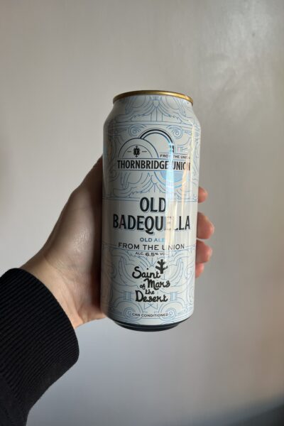 Old Badequellia Old Ale by Thornbridge Brewery x Saint Mas of the Desert.